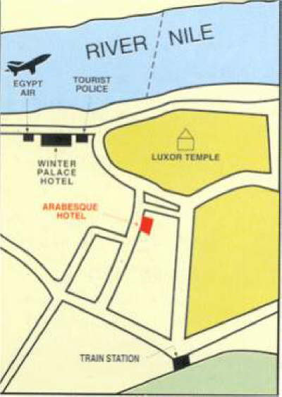 Arabesque Hotel - Map