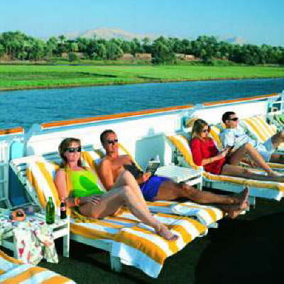 Sonesta Sun Goddess Nile Cruise - pool sun deck