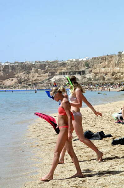 Aida Sharm Hotel-Beachswimming