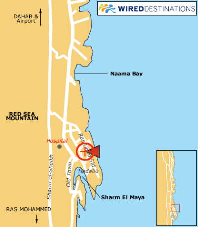 Falcon Al Diar Resort Sharm-map