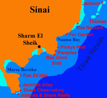 Sharm El Sheikh Diving sites