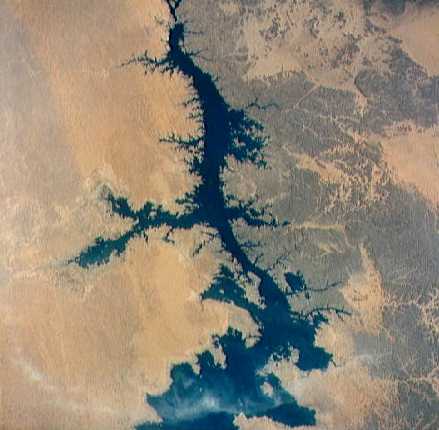 Maps of Egypt - lake nasser