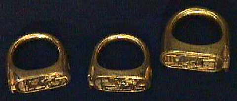 Egyptian Museum RINGS museum inside